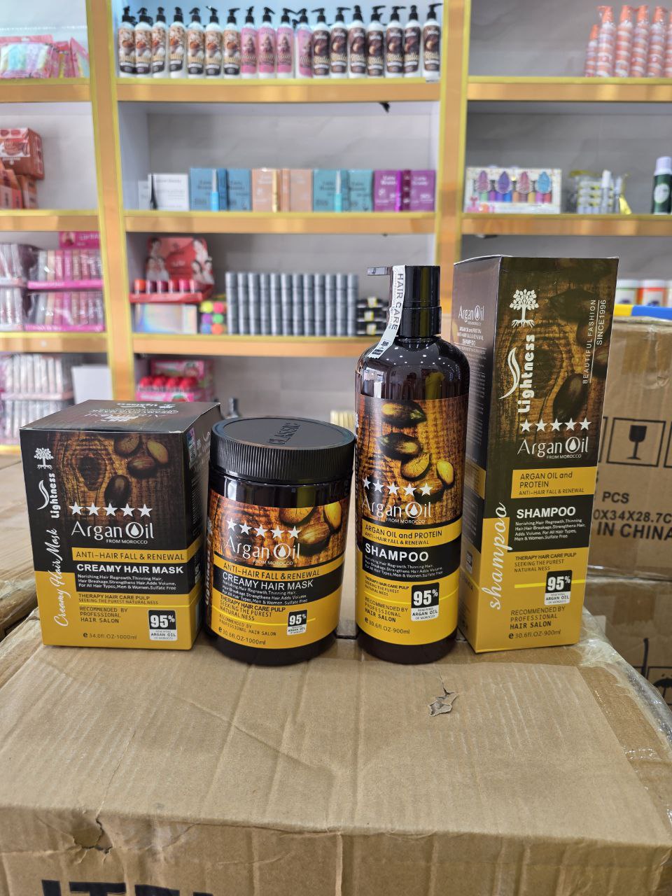 پک شامپو و ماسک مو ۵ ستاره اصل لایتنس