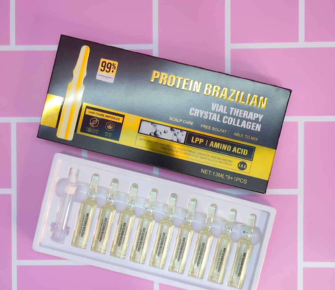 ویال مو پروتئین برزیلی Protein Brazilian – احیا، ترمیم و تقویت موهای آسیب‌ دیده