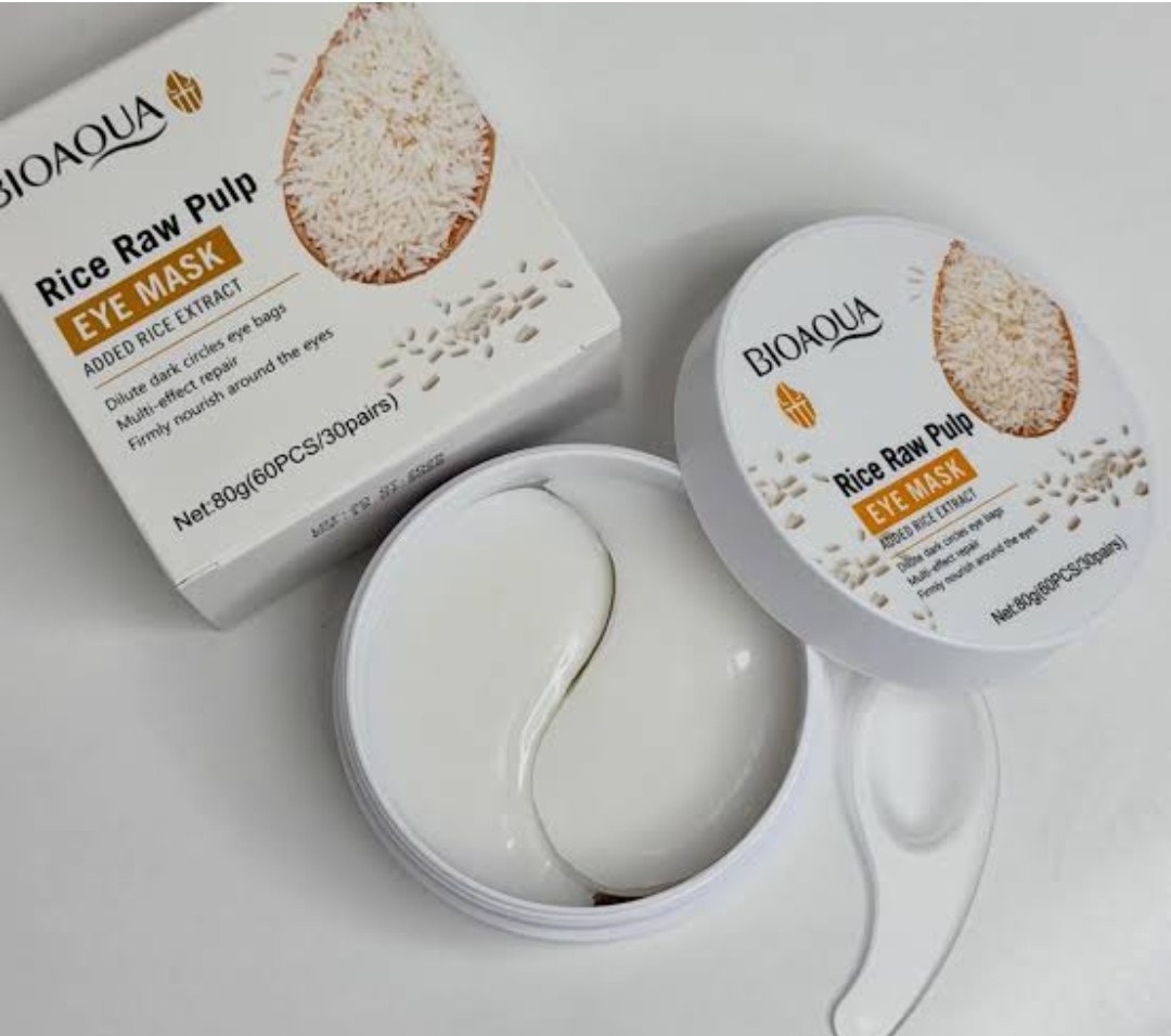 پچ دور چشم روشن کننده و آبرسان عصاره برنج بیواکوا