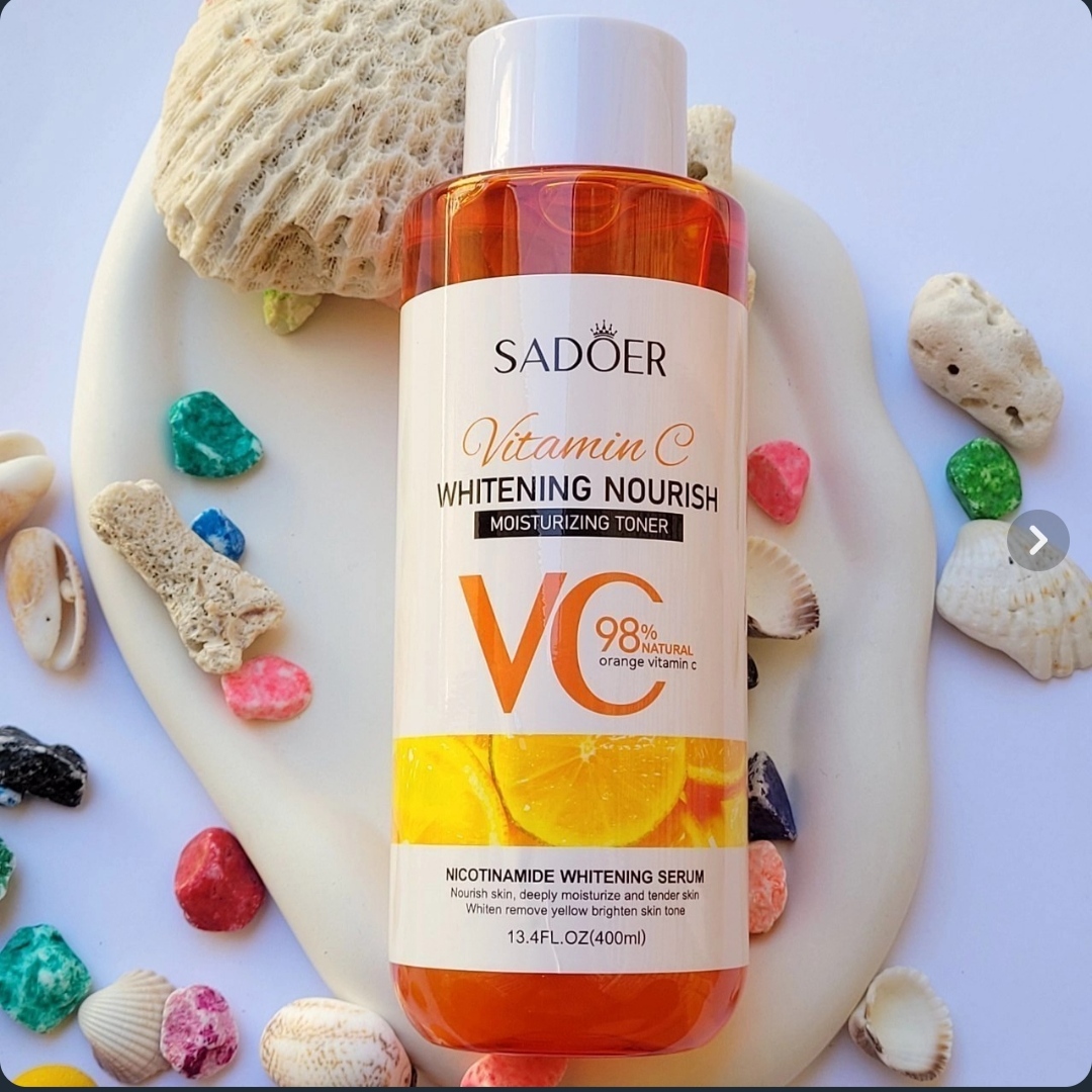 تونر ویتامین C روشن کننده چندمنظوره سادور ، حجم 400mil SADOER VC TONER