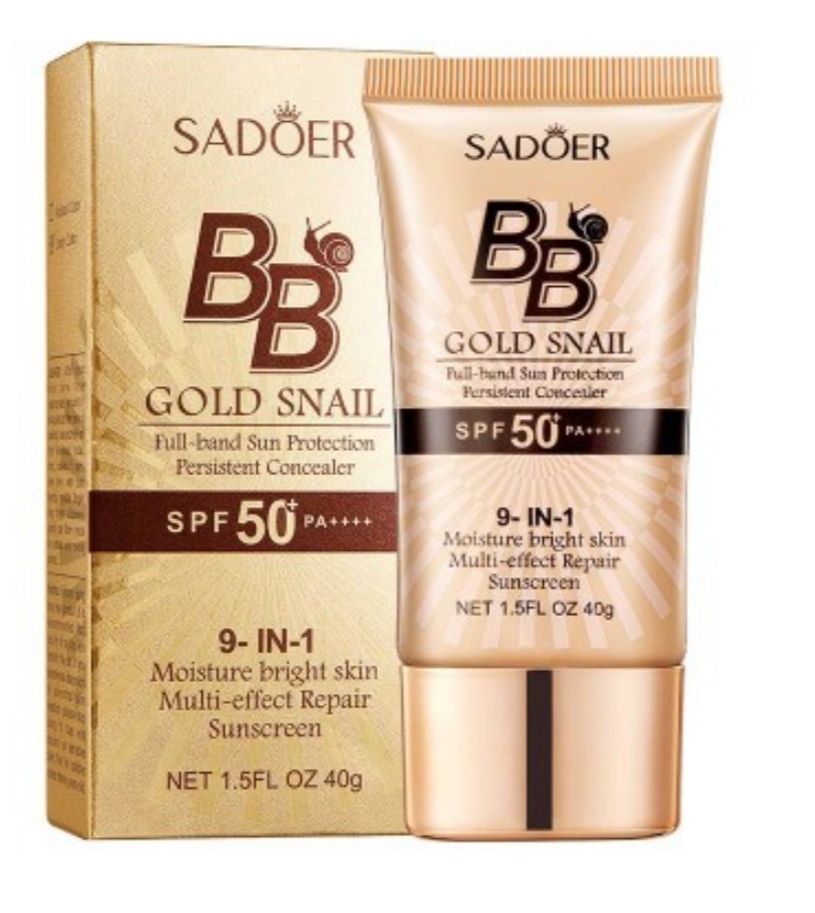 بی بی کرم و ضد آفتاب سادور عصاره حلزون SPF50