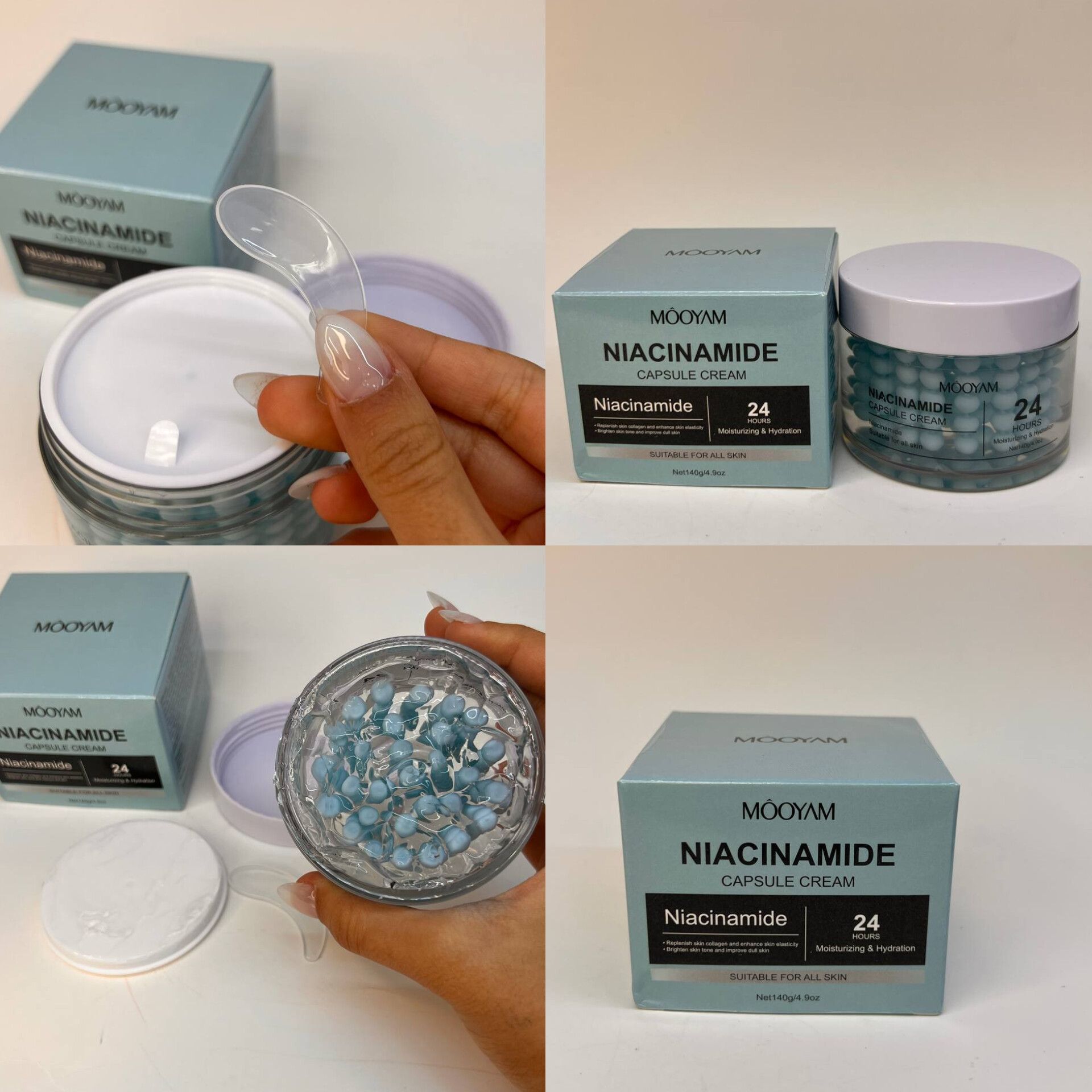 کرم کپسولی نیاسین امید مویام حجم 140g