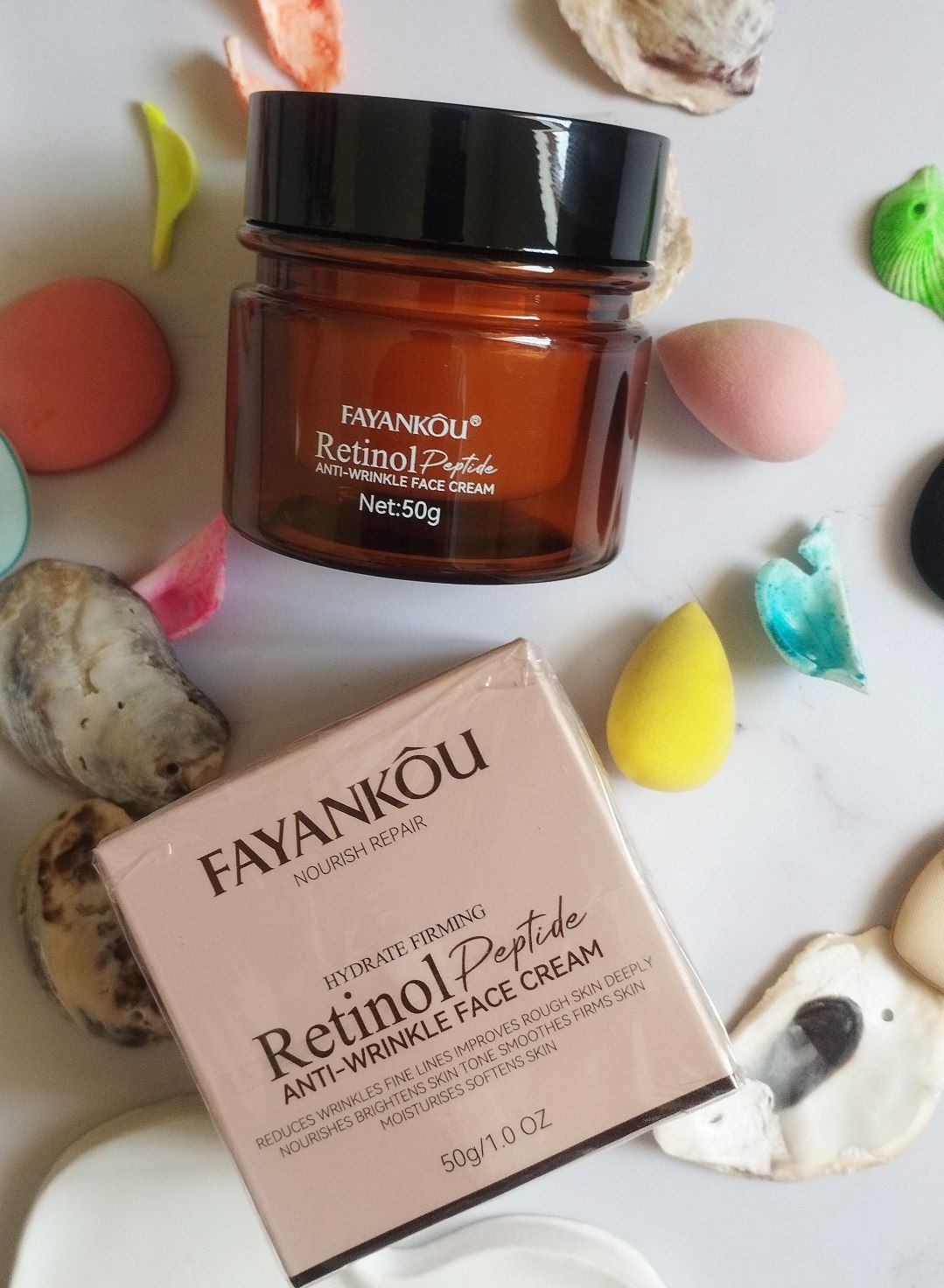 کرم صورت رتینول و پپتاید فایانگو حجم 50gr
