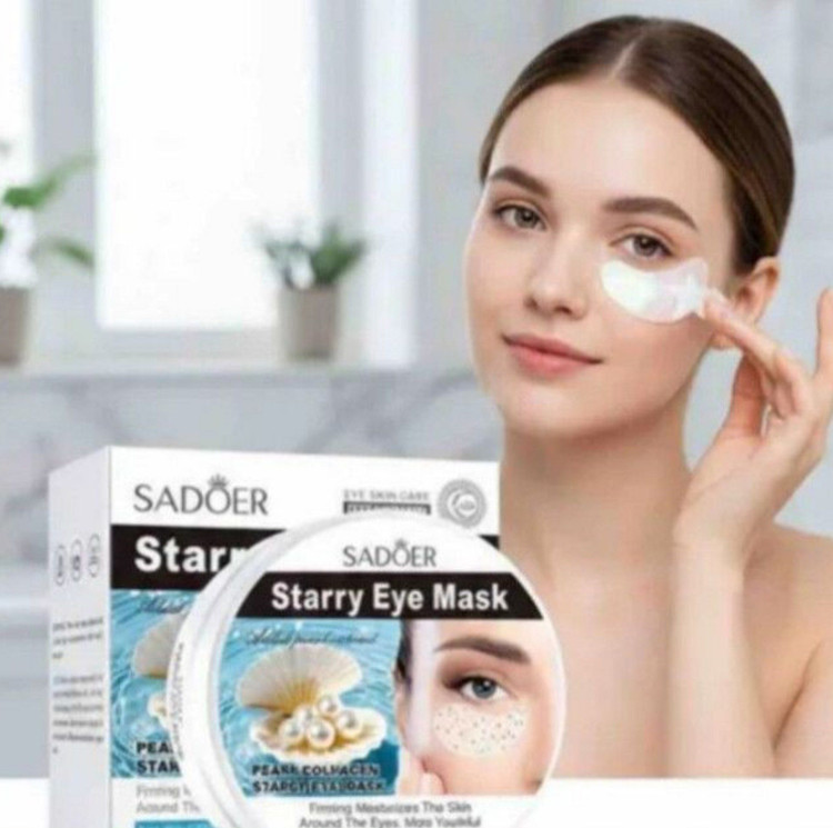 پچ دور چشم روشن کننده مروارید و کلاژن سادور ۶۰ عددی