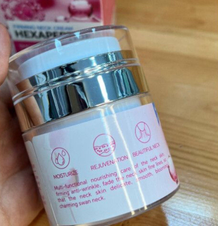 کرم ضدچروک و لیفت صورت و گردن سادور مدل Hexapeptide حجم ۵۰ گرم